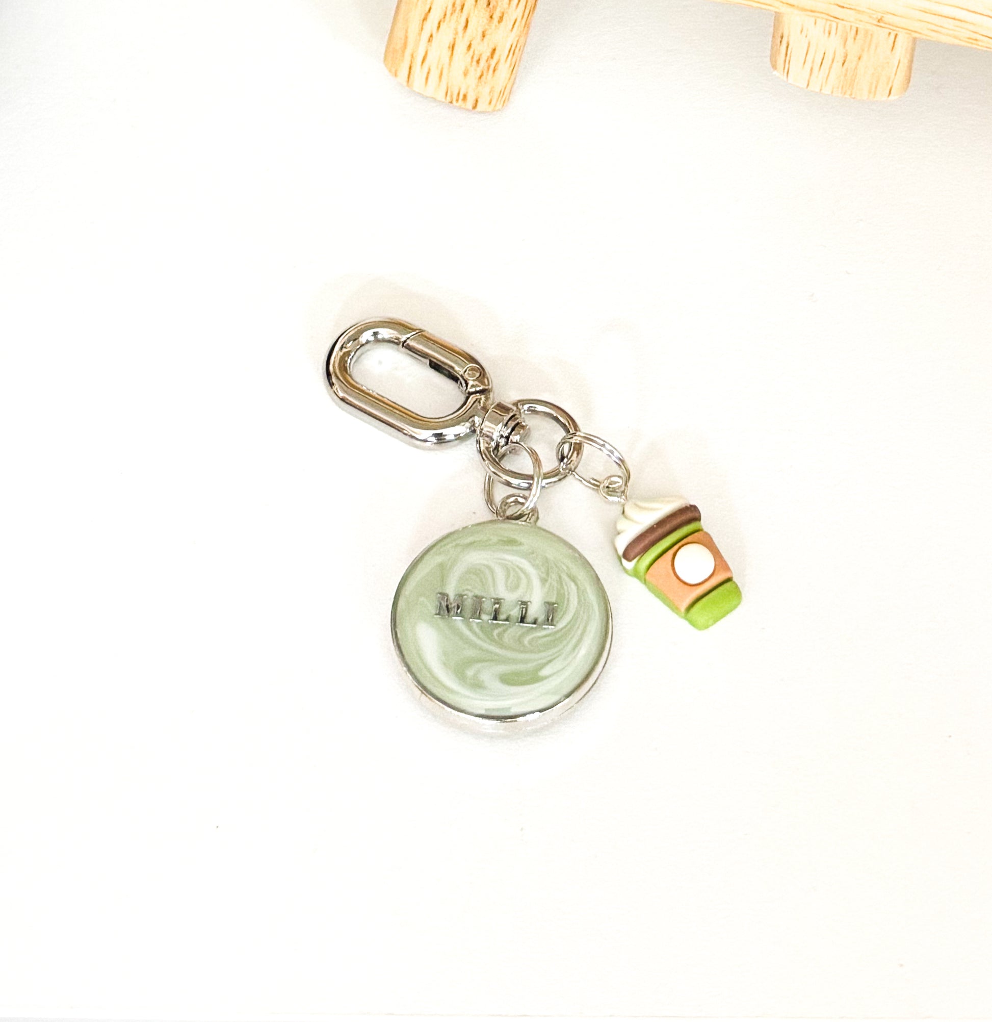 matcha latte charm