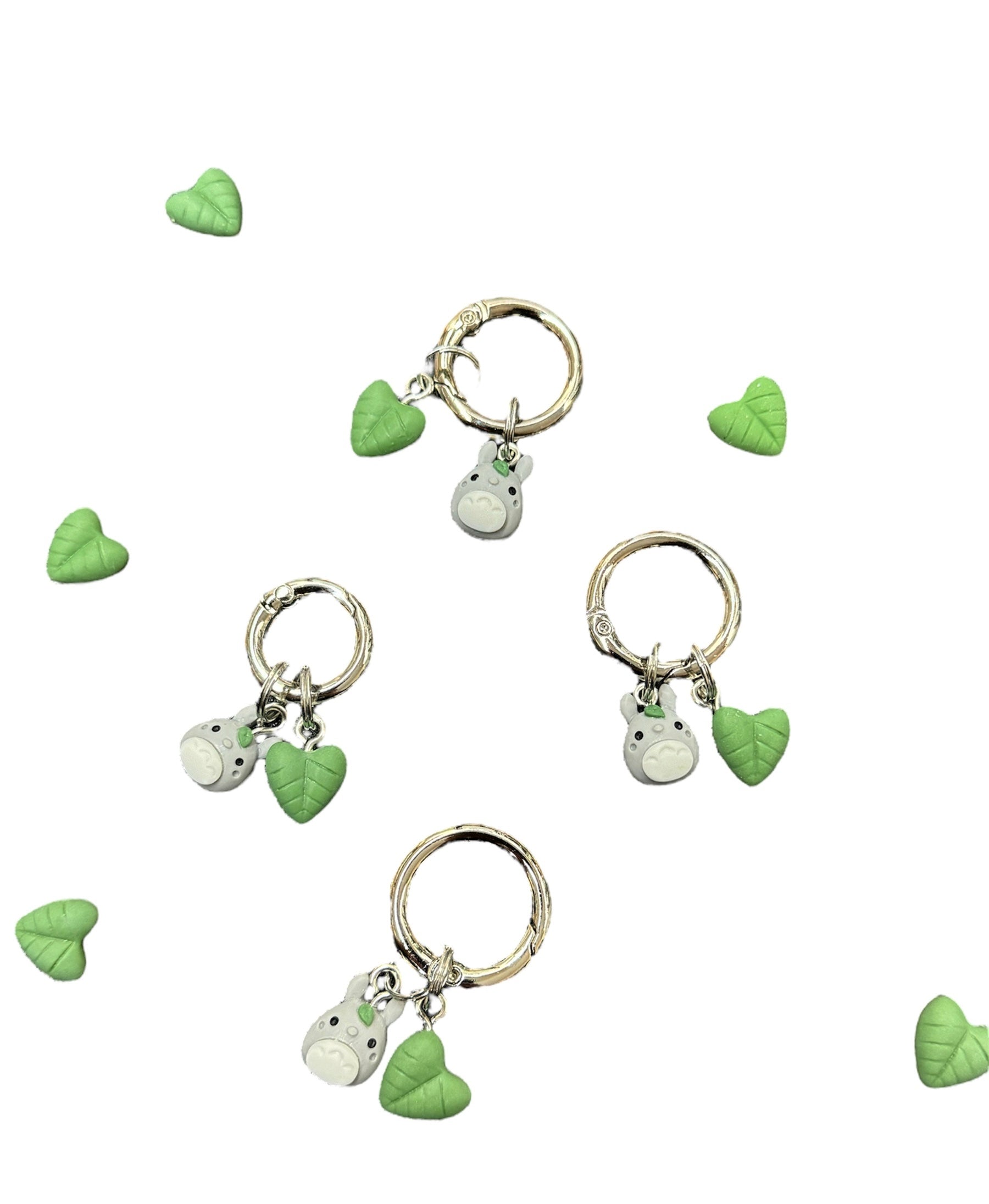 totoro w/ leaf charm