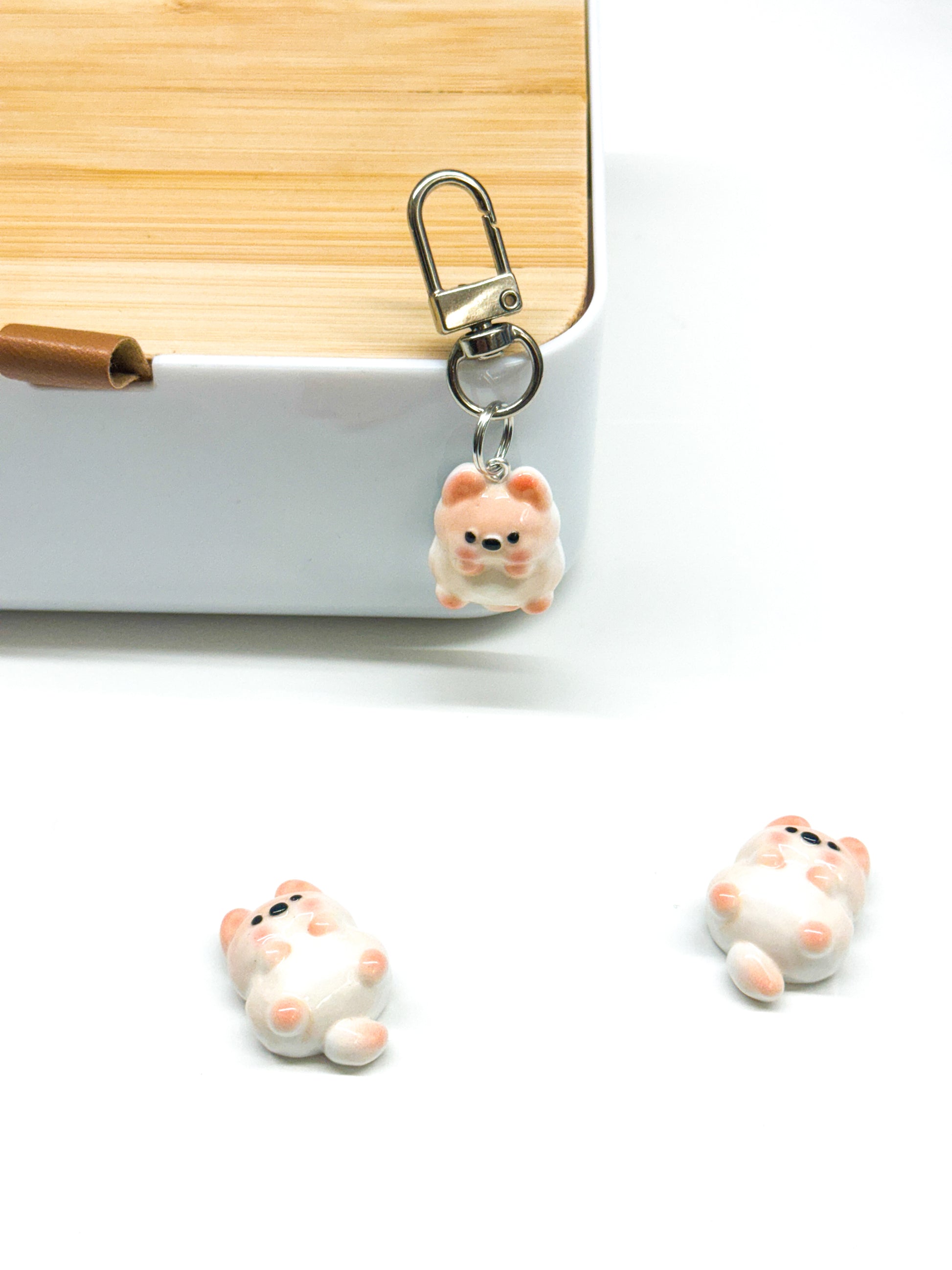 chubby puppy | keychain