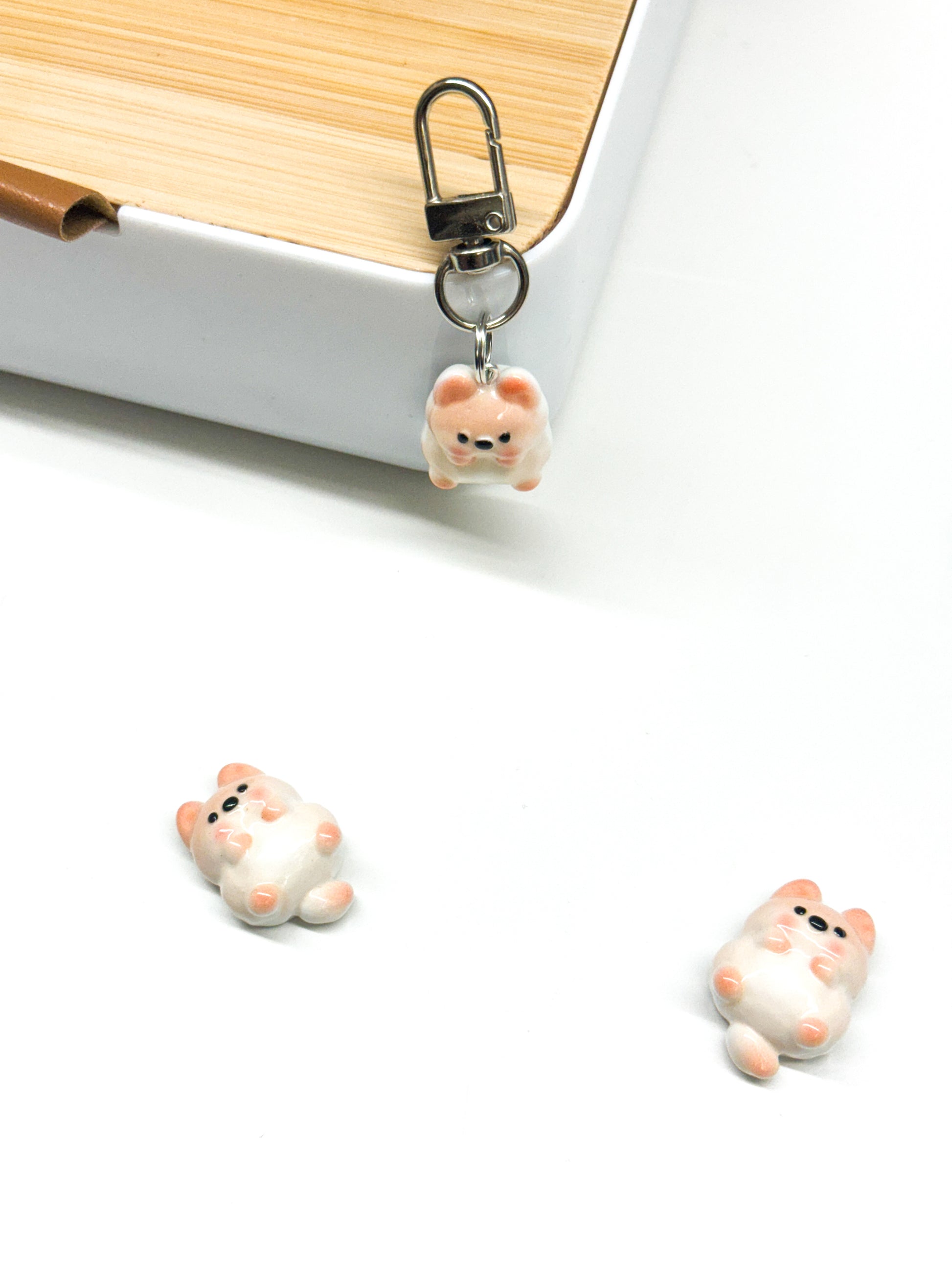 chubby puppy | keychain