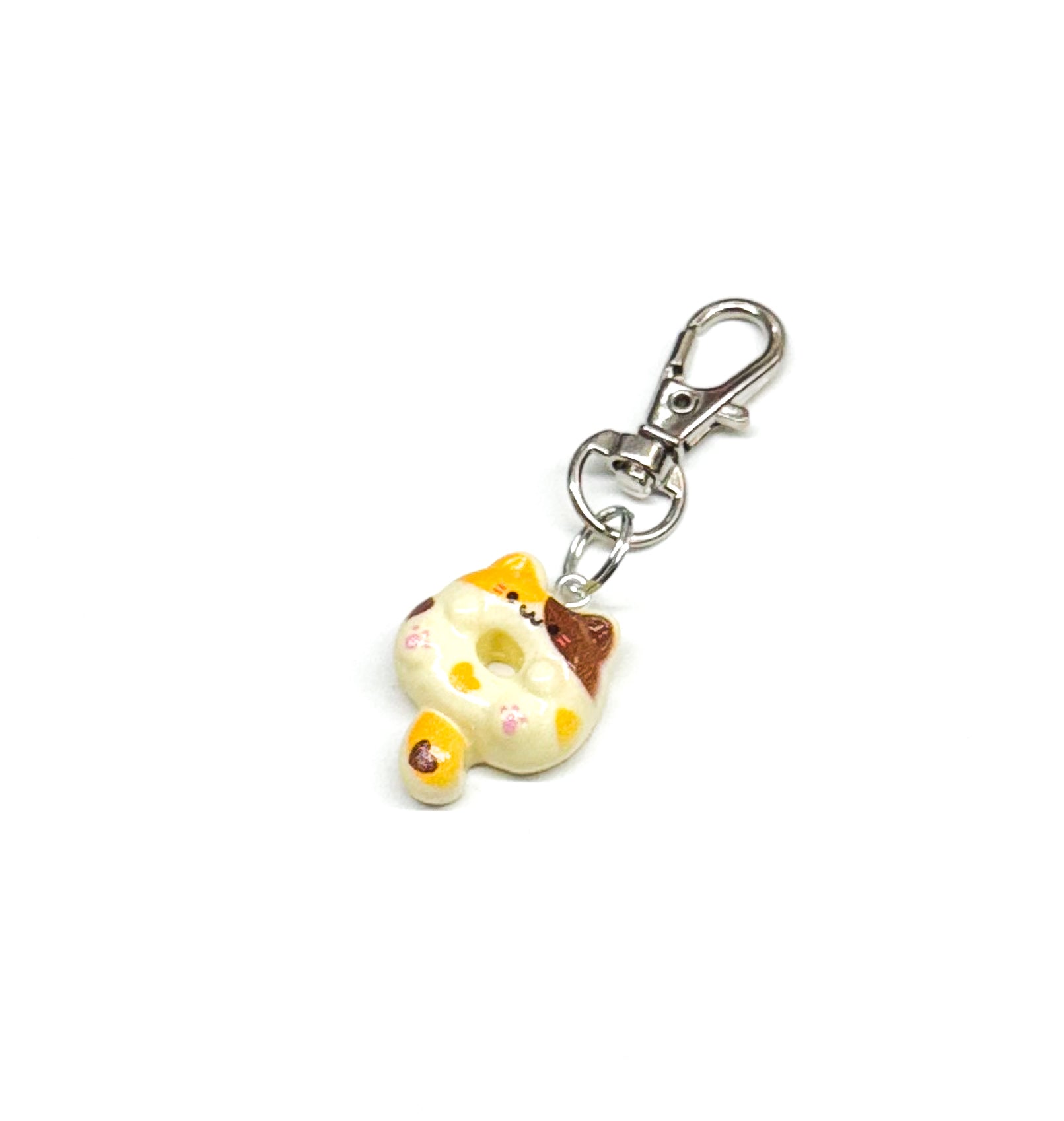 kitty donut (brown) | keychain