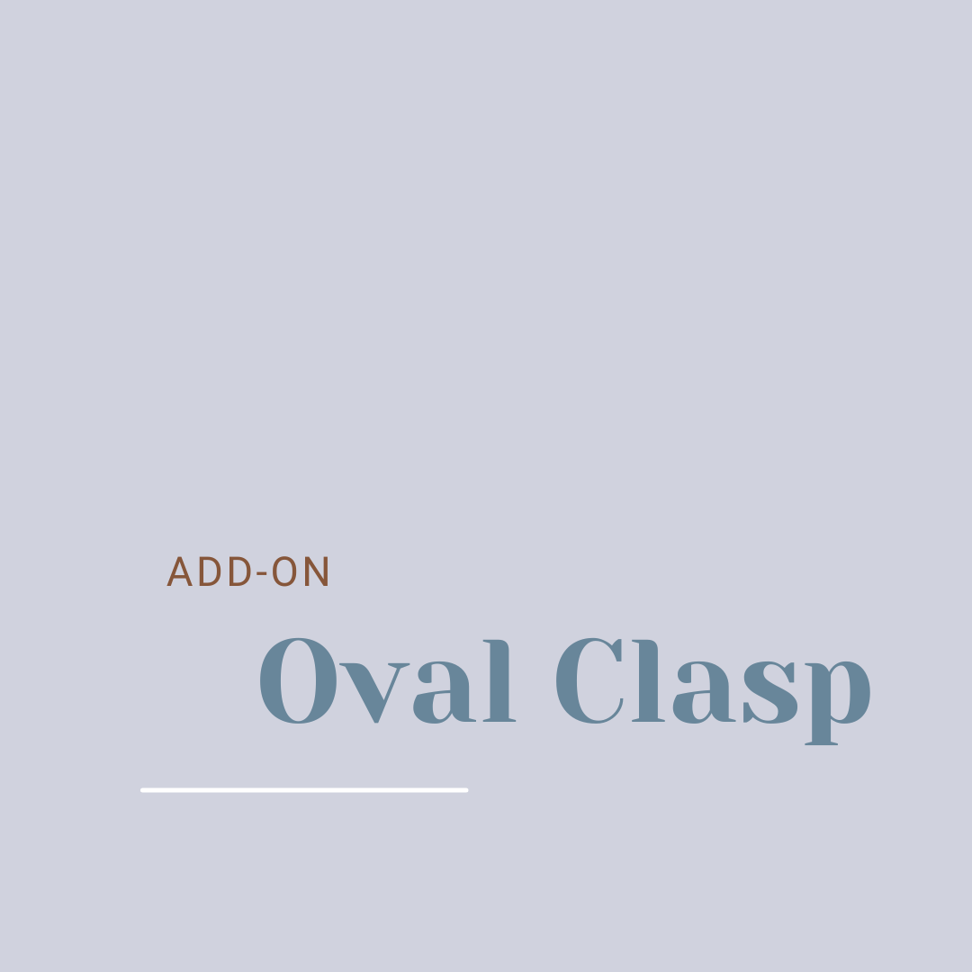 Add-on Oval Clasp