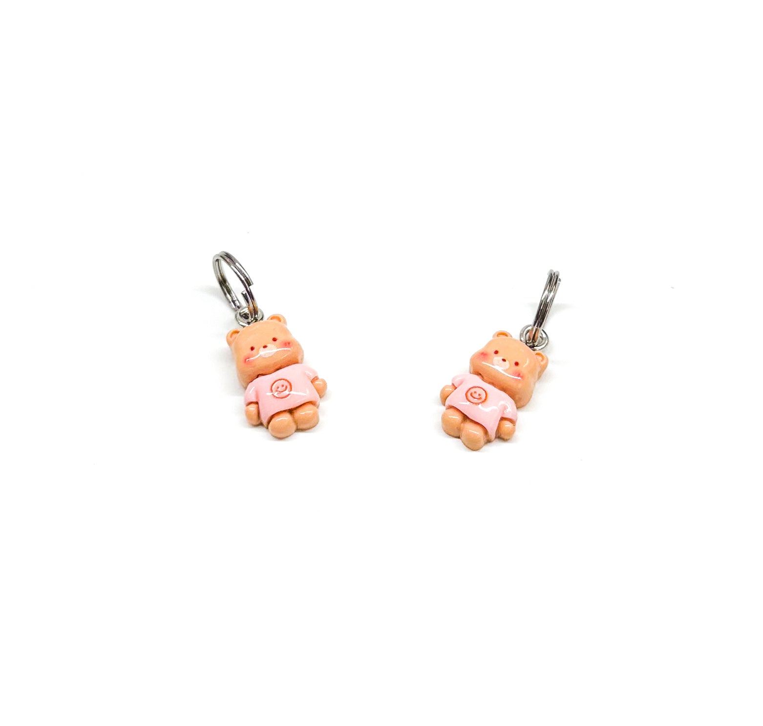 Mini Smiley Bear Charm (Brown) *Limited*