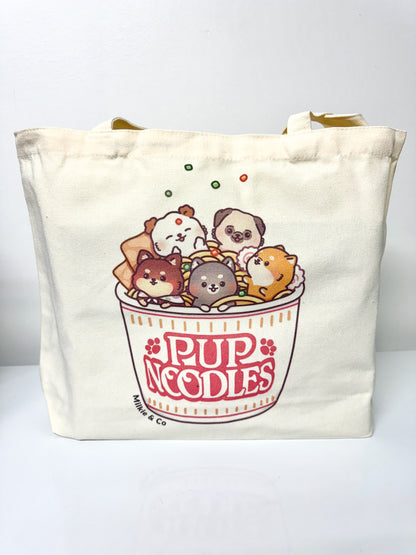 Pup Noodles Tote Bag