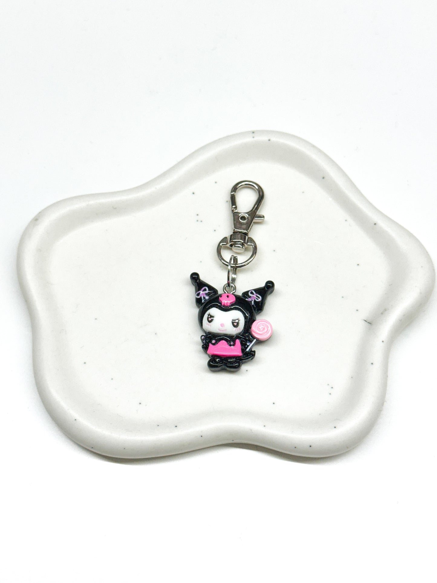 Lollipop Kuromi Keychain