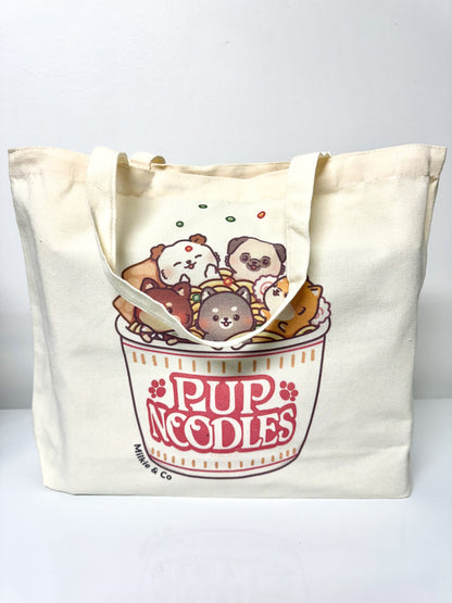 Pup Noodles Tote Bag