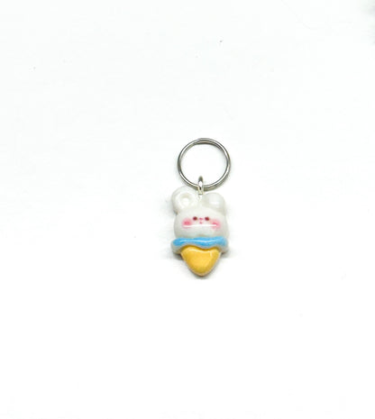 Bunny Ice Cream Charm