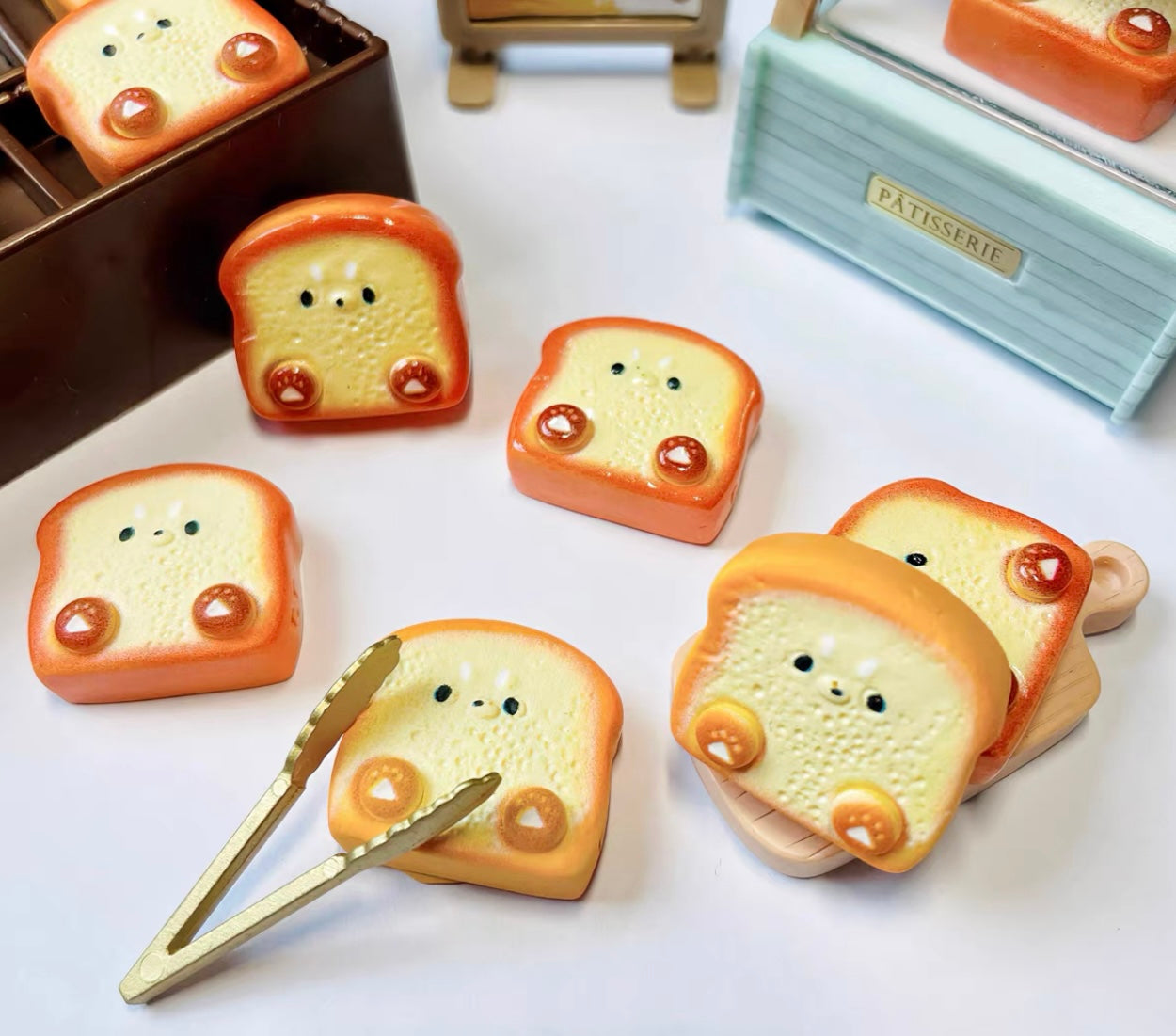 Angry Toast Keychain