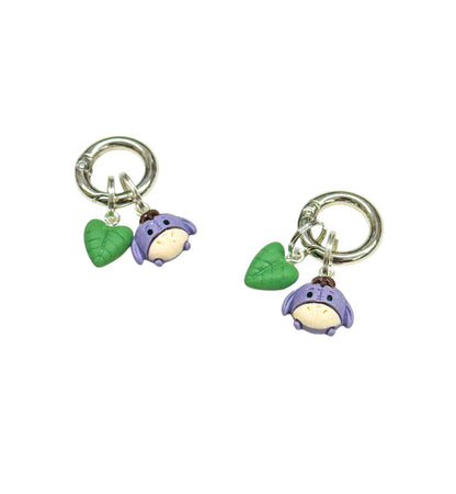 Mini Eeyore Charm w/ leaf (Excluded from tag charm choice)