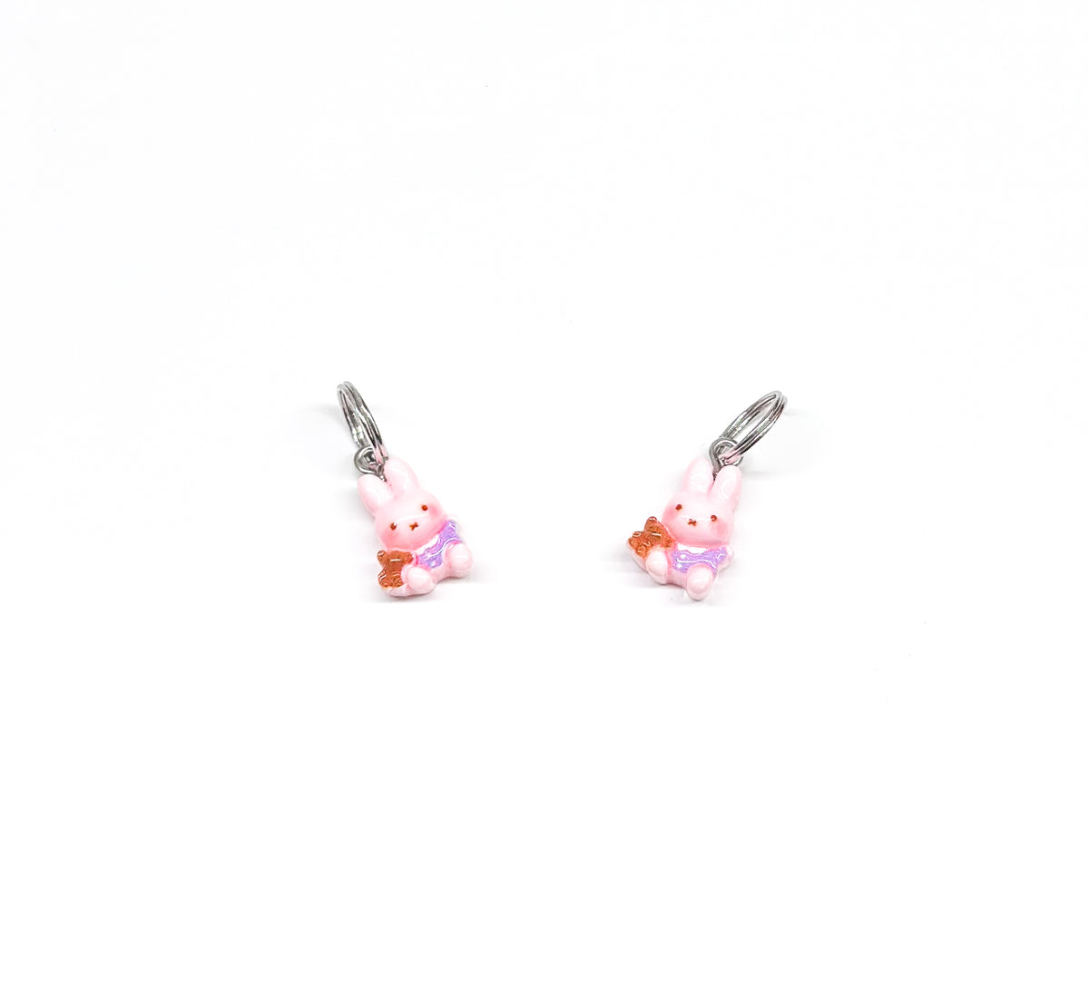 mini miffy + bear charm