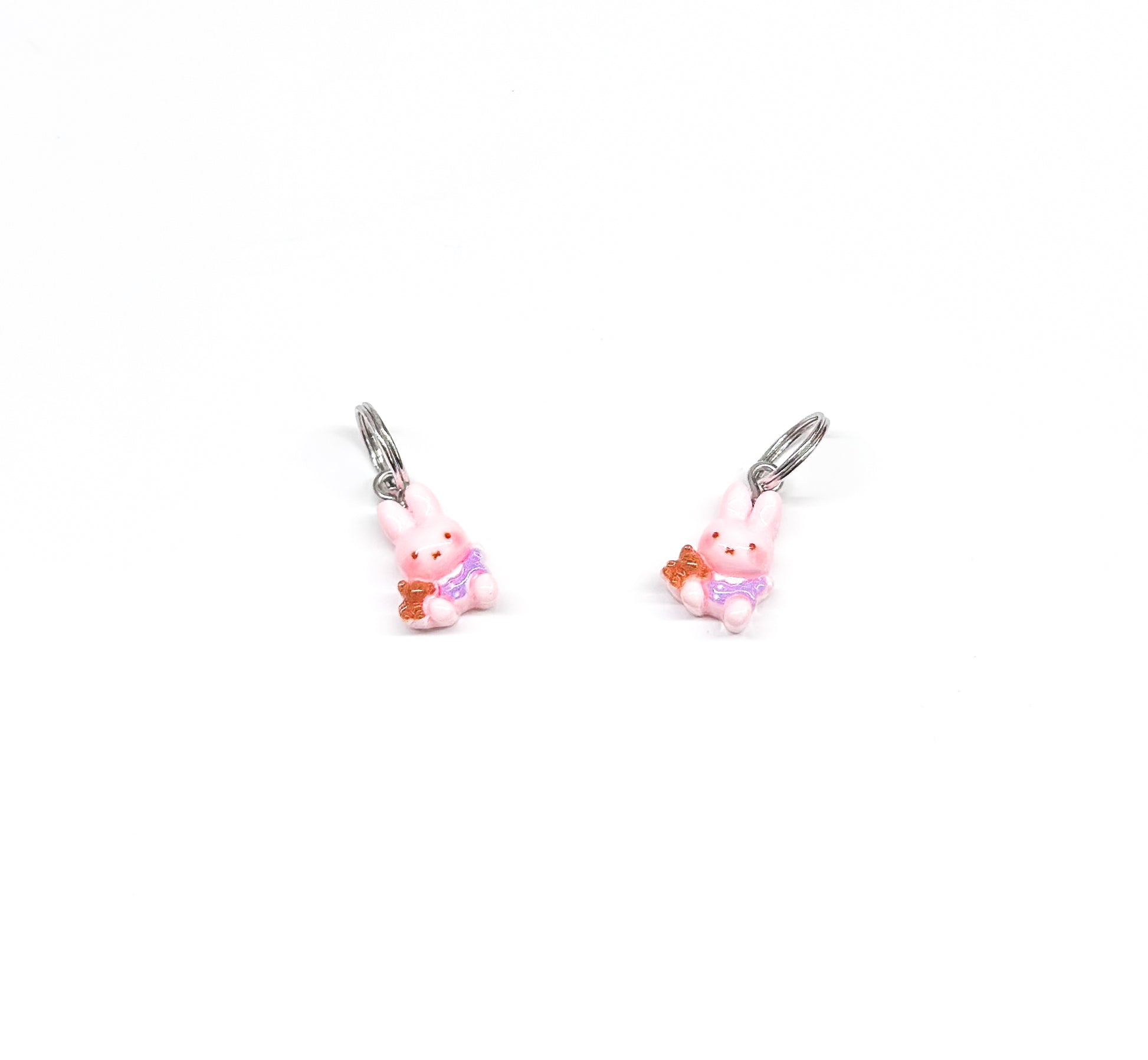 mini miffy + bear charm