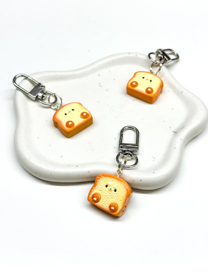 Angry Toast Keychain