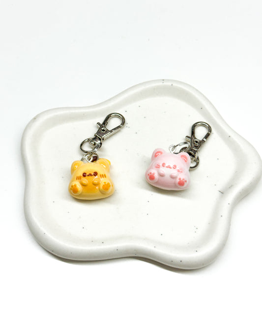 Kitty Bun Keychain