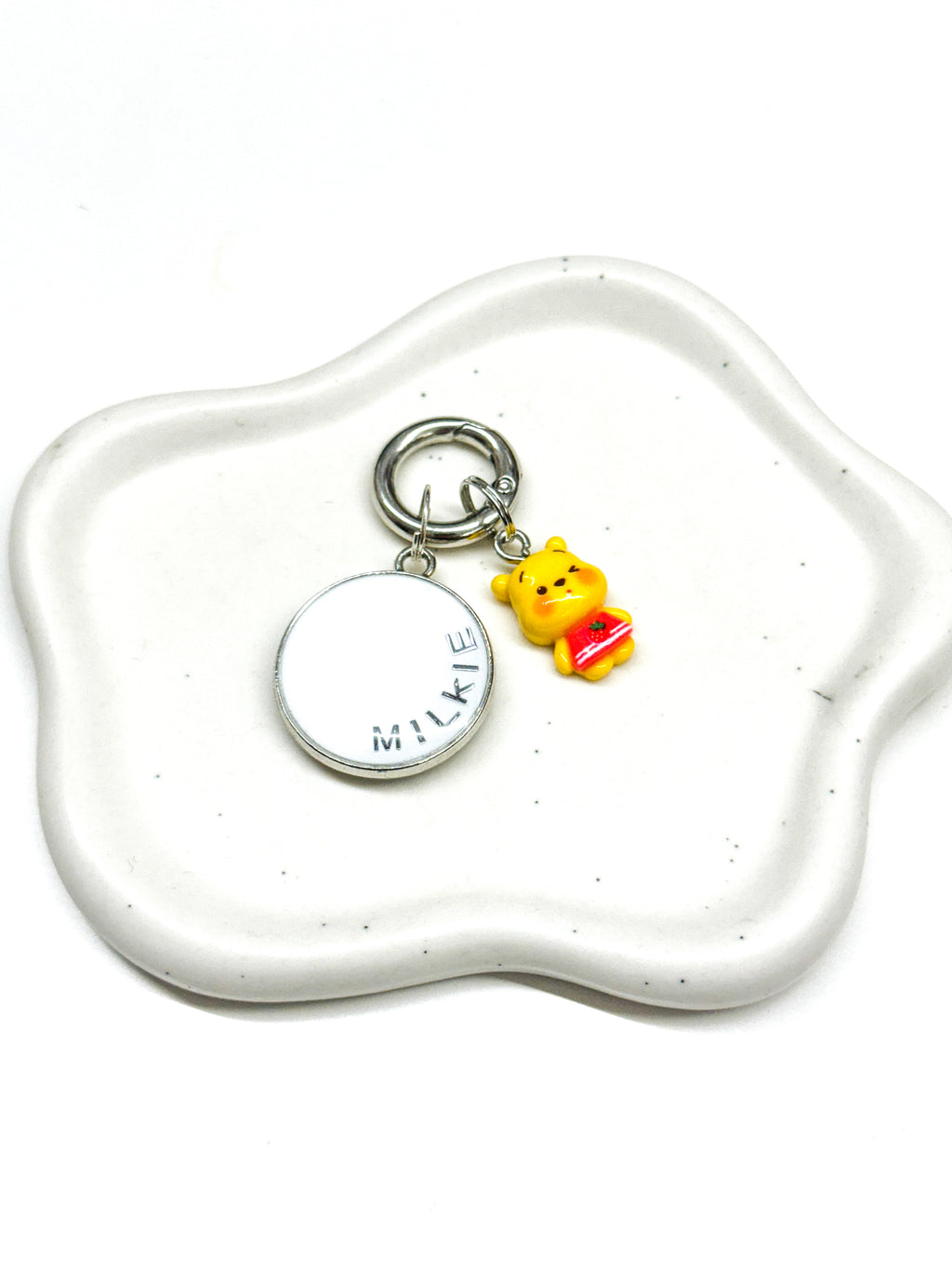 Strawberry Pooh Bear Charm (Excluded from Tag Charm Choice)