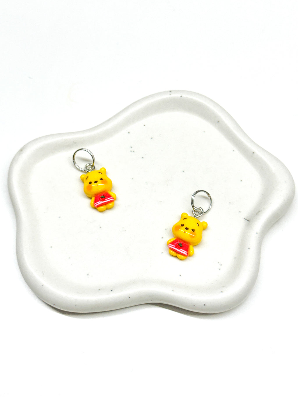 Strawberry Pooh Bear Charm (Excluded from Tag Charm Choice)