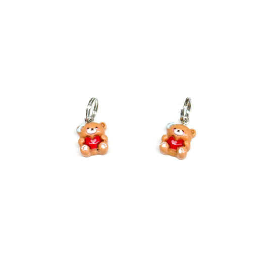 Mini Heart Bear Charm