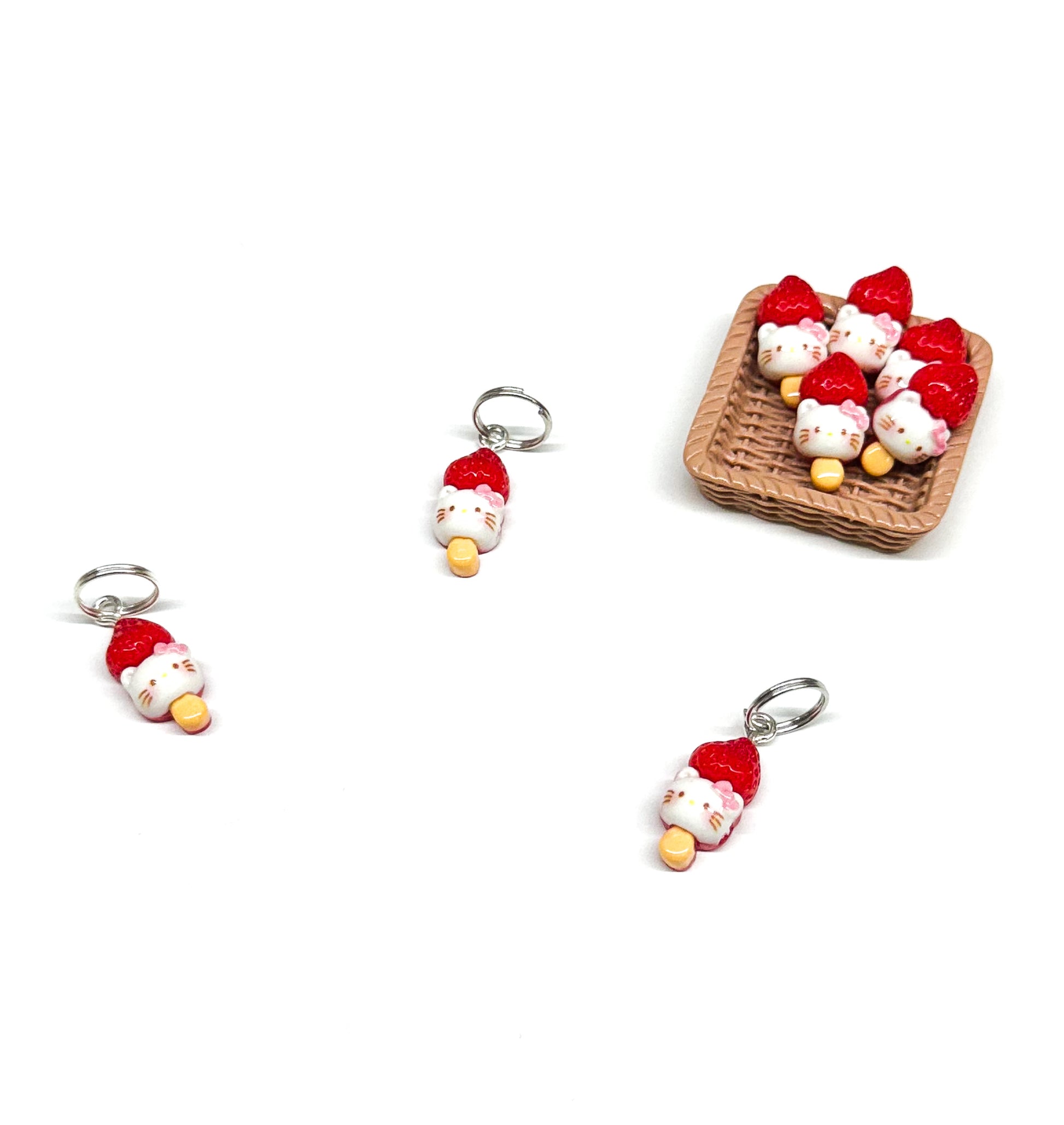 HK Strawberry Tanghulu Charm | Red