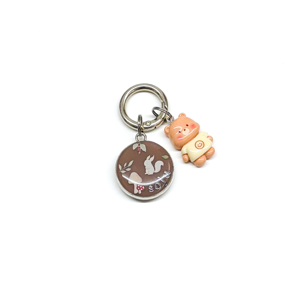 Smiley Bear Charm