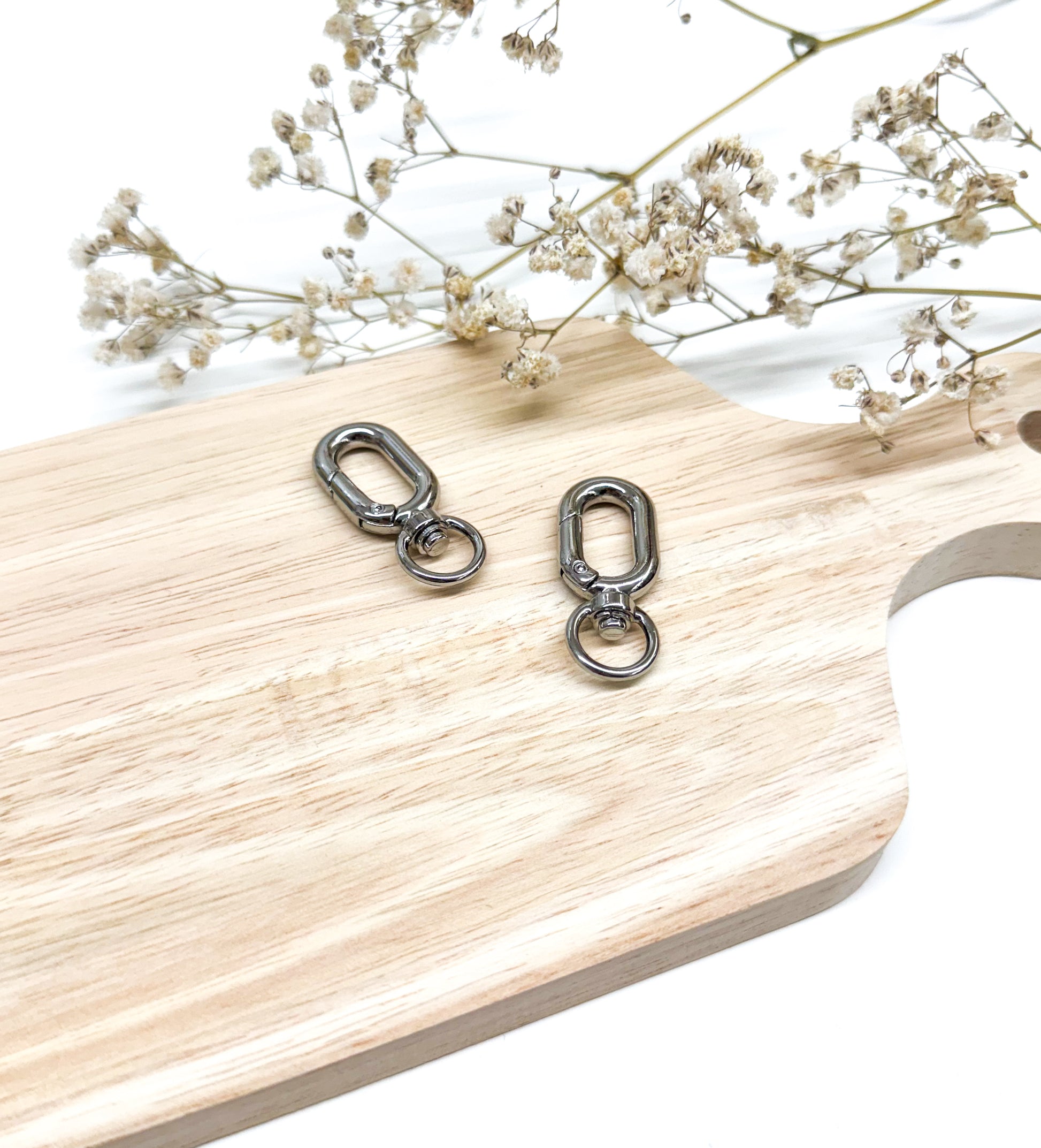 Swivel Oval Clasp - Silver
