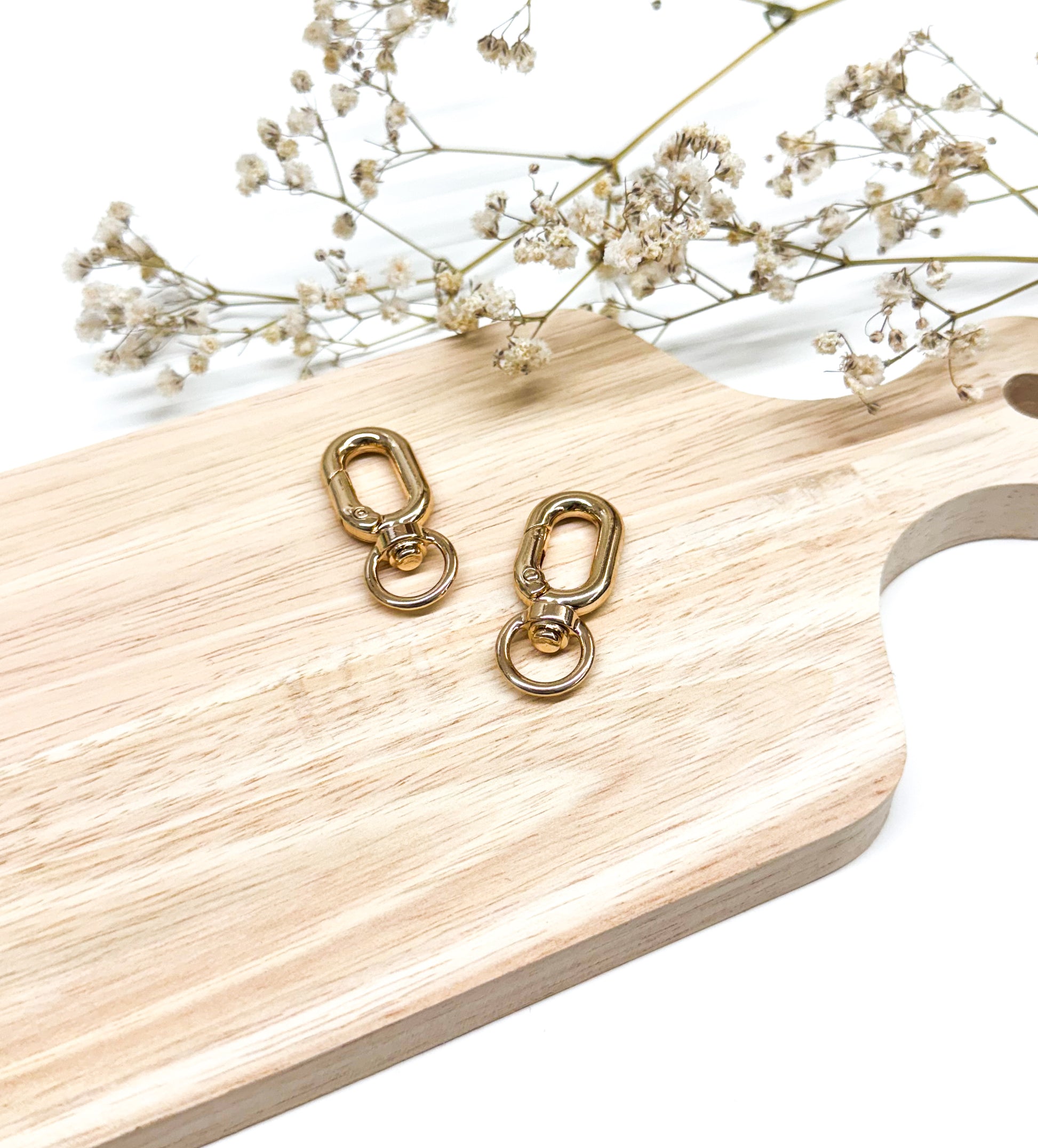 Swivel Oval Clasp - Gold